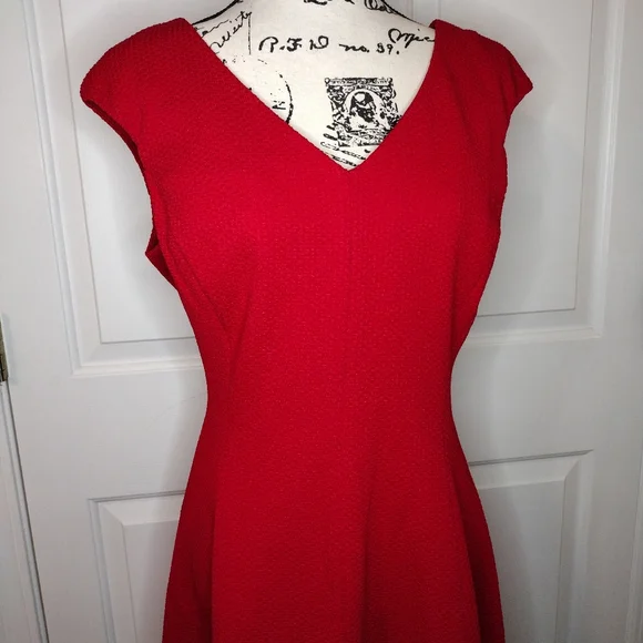 Liz Claiborne | Dresses | Nwt Liz Claiborne Aline Red Dress Size | Poshmark